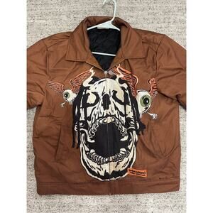 Travis Scott Headgear Classic Brand X Astro World Brown Work Jacket Size XL